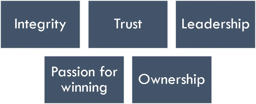 Procter &#x26; Gamble Co. Core Values